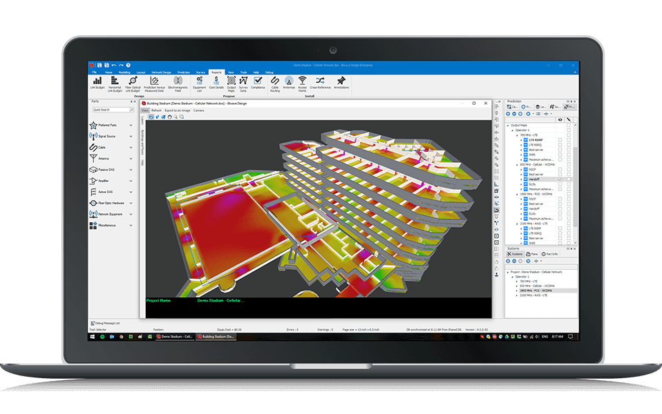 3D planning & network design solution with iBwave Wi-Fi