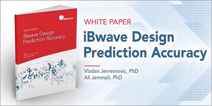 Livre blanc sur la précision de prédiction d'iBwave Design