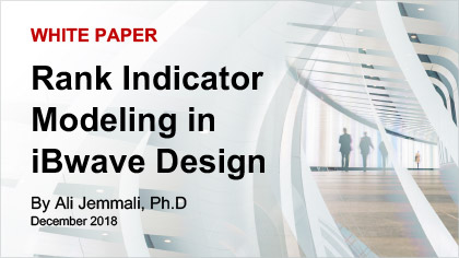 White Paper - Rank Indicator Modeling in iBwave Design