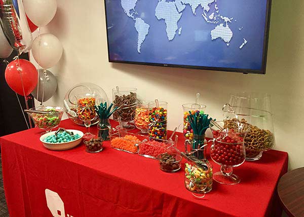 Candy bar for iBwave employees