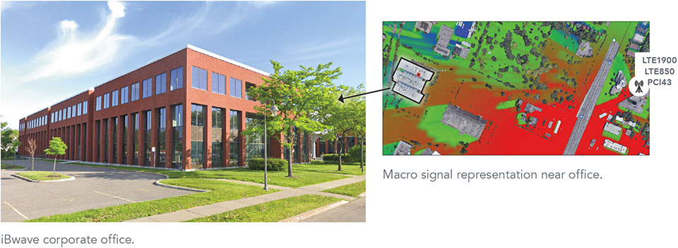 Macro signal representation near office