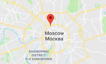 Map of Russia Moscow office