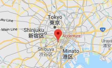 Map of Japan Tokyo office