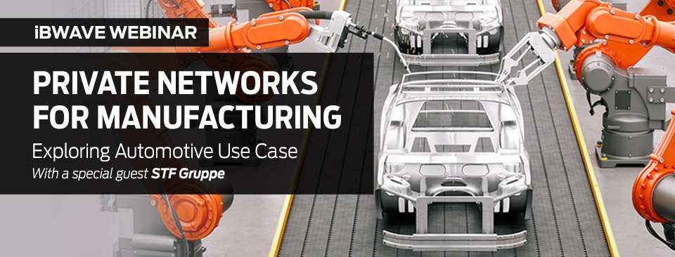 Private Networks in Manufacturing: Exploring Automotive Use Case 